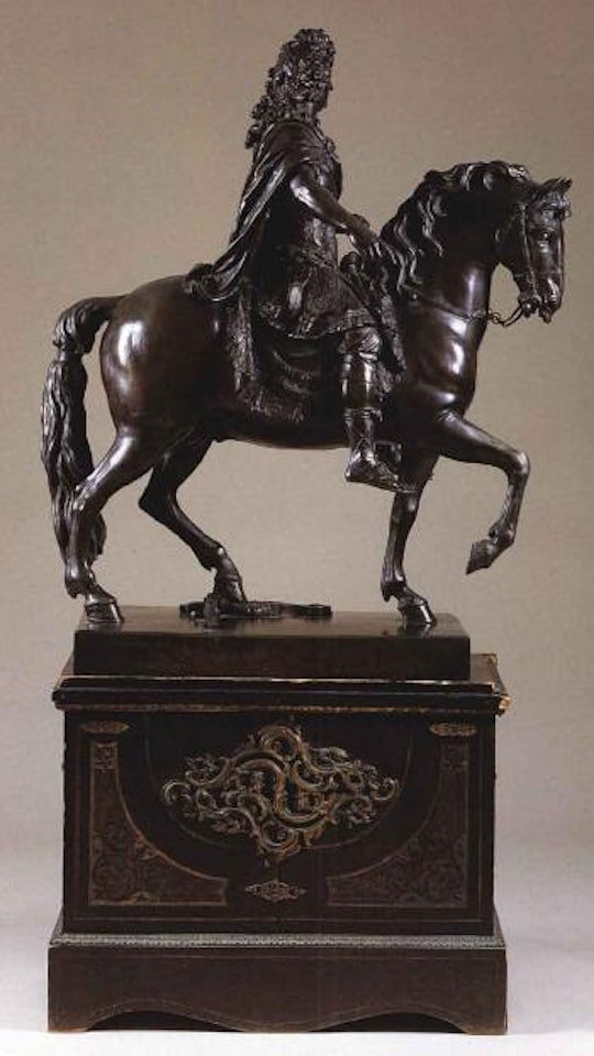 Statue equestre de Louis XIV by French School