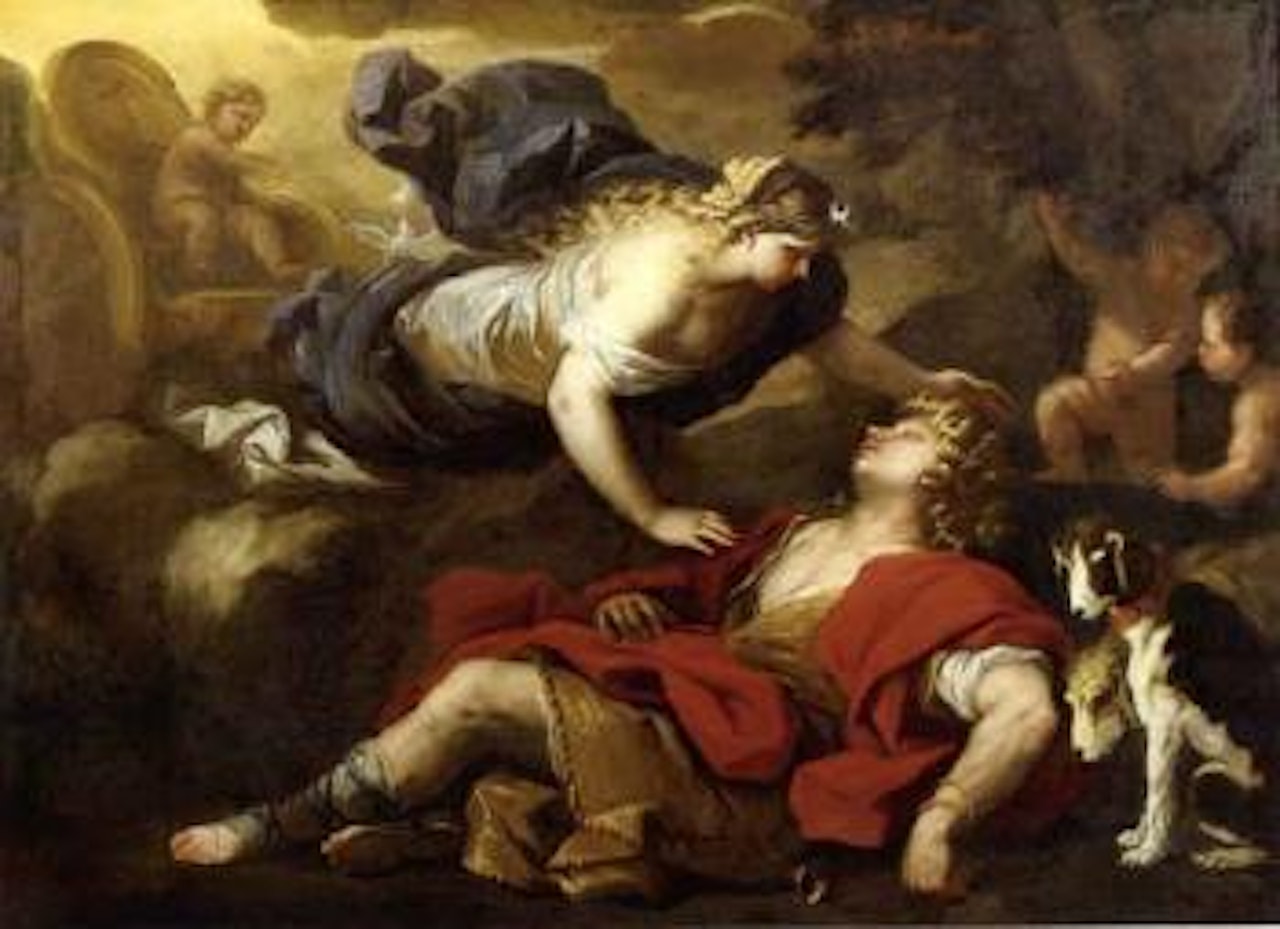 Diana and Endimion by Circle of Luca Giordano