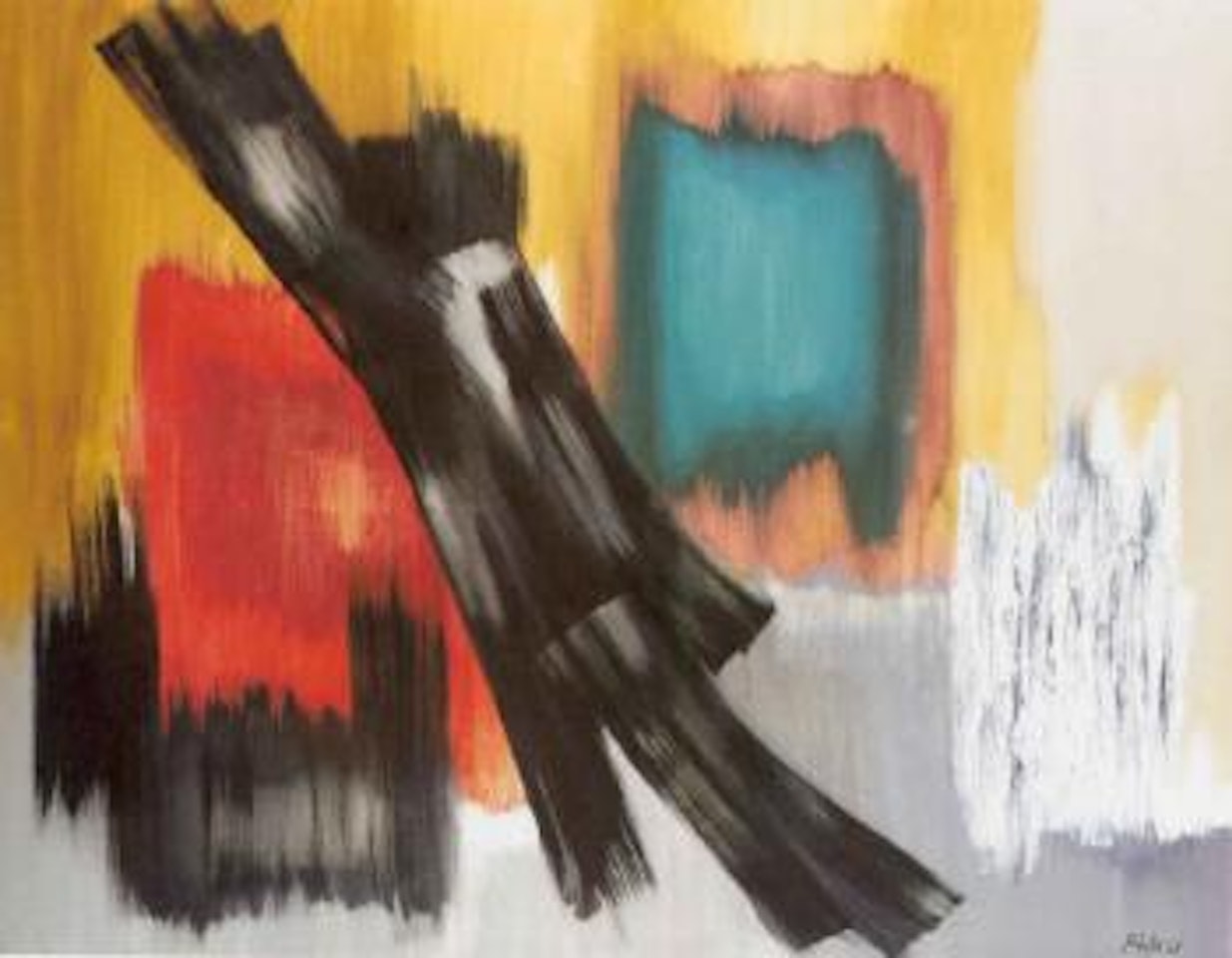 Spatsommer by Fritz Winter