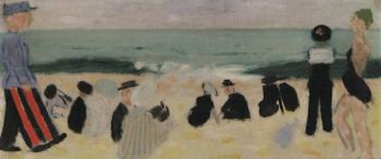 On the beach by Ragnar Sandberg