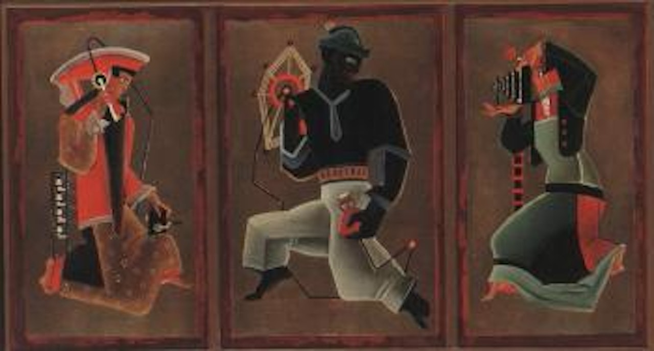 Triptych by Gosta Adrian-Nilsson