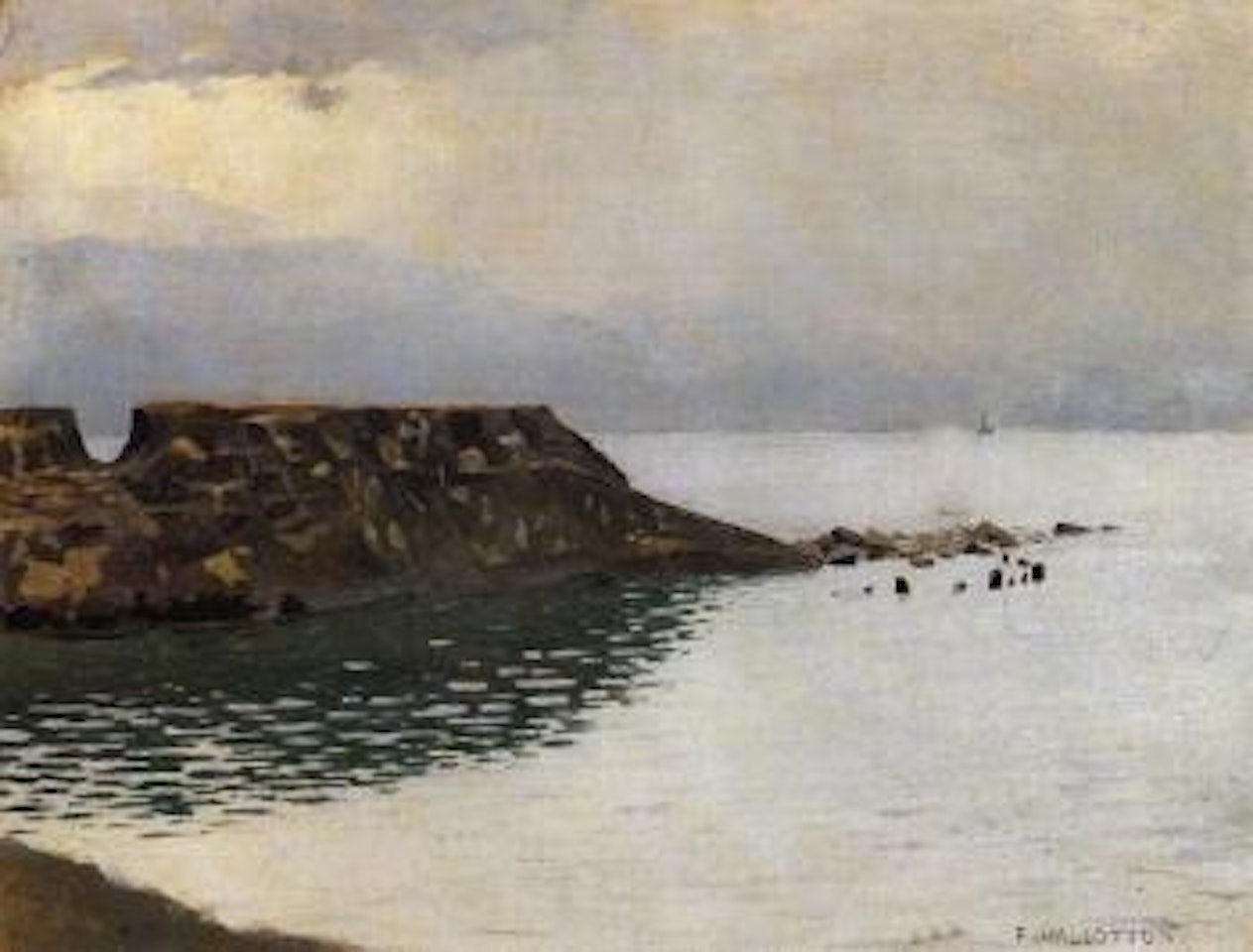 La jetee de Bellerive by Félix Vallotton