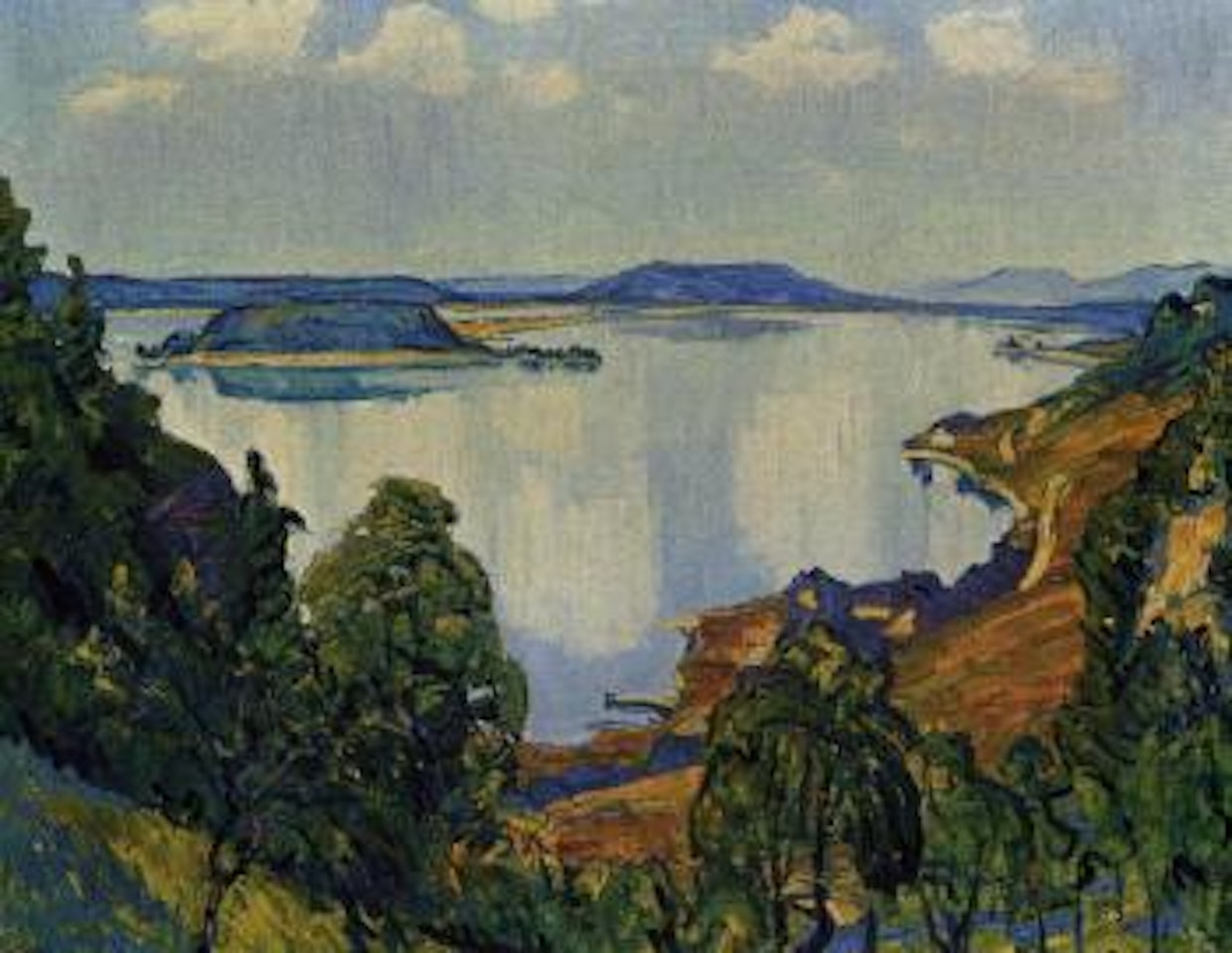Spring landscape by Ernst Geiger