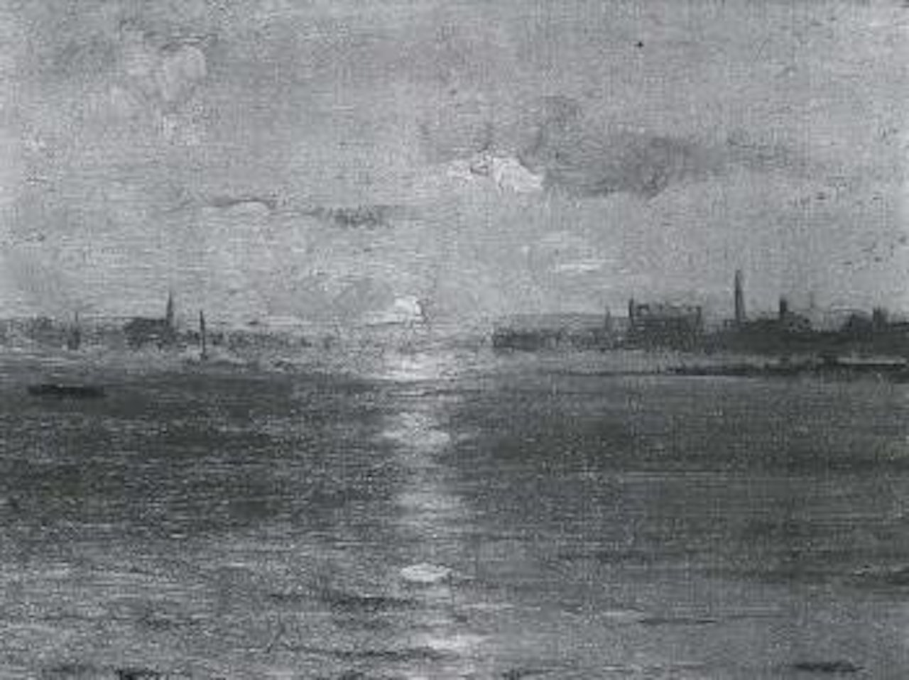 Sunset - Pool Harbour by Edward Seago
