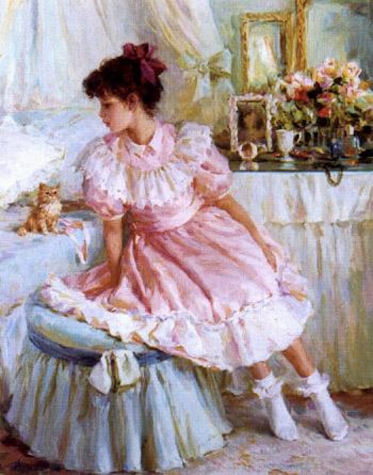 Pink dress by Constantin Razoumov
