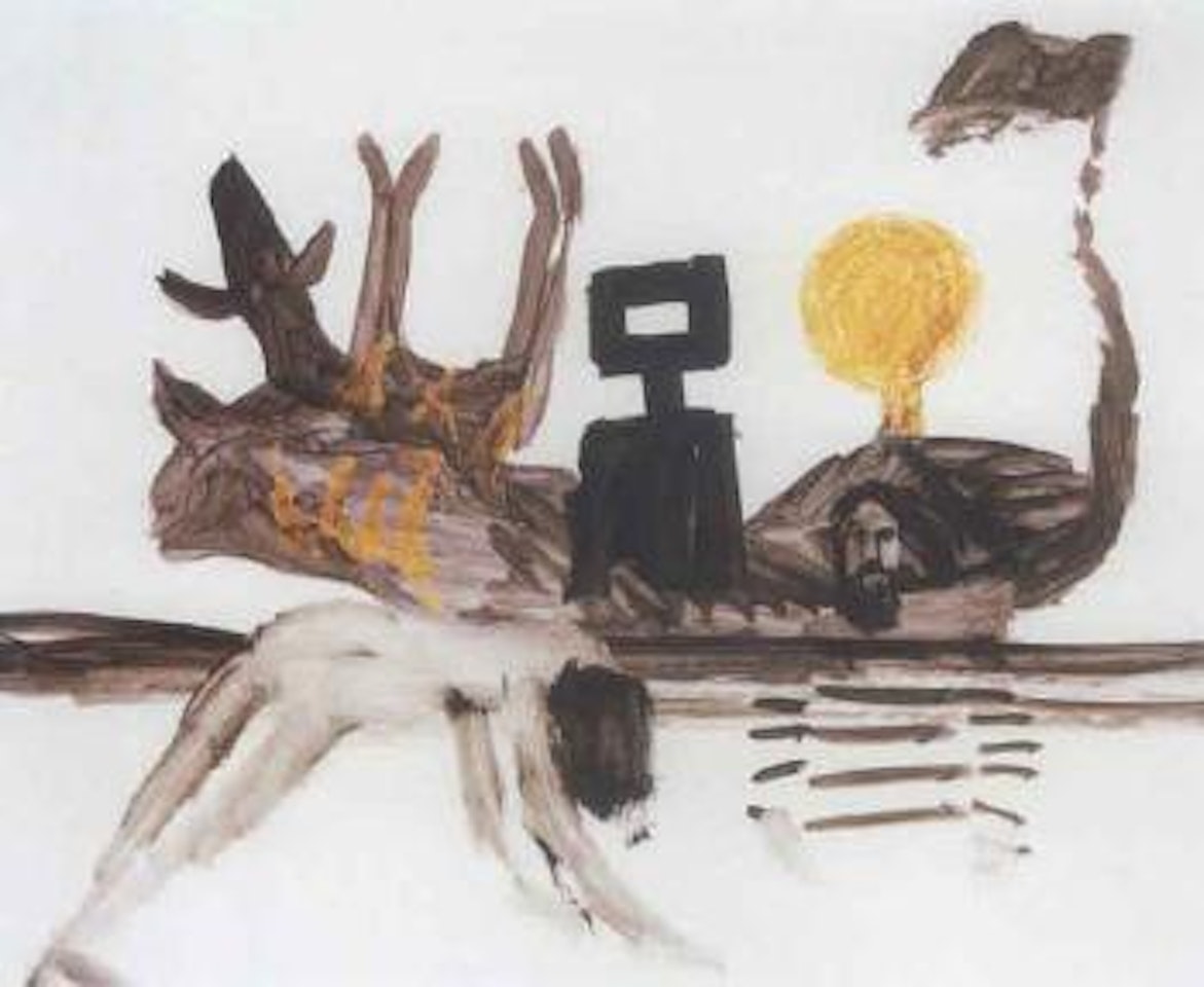 Kelly and Mrs Fraser by Sidney Nolan