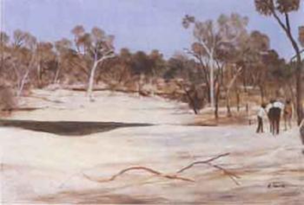 Breaking camp at Cape York by Ray Austin Crooke