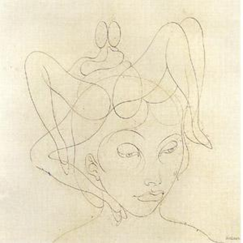 Tete au chapeau jambe by Hans Bellmer