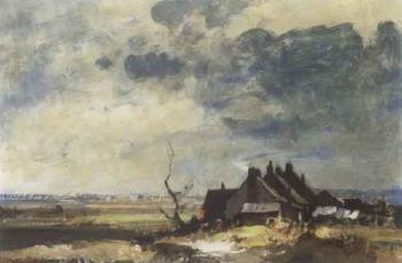 Cottages at Thurne, Norfolk by Edward Seago