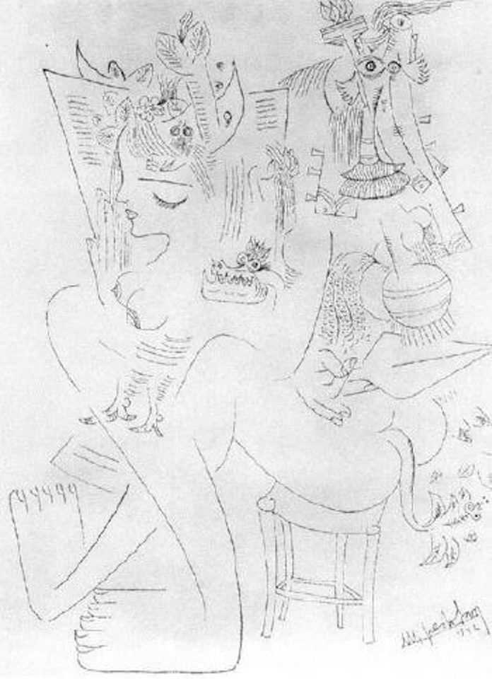 Femme surrealiste by Wifredo Lam