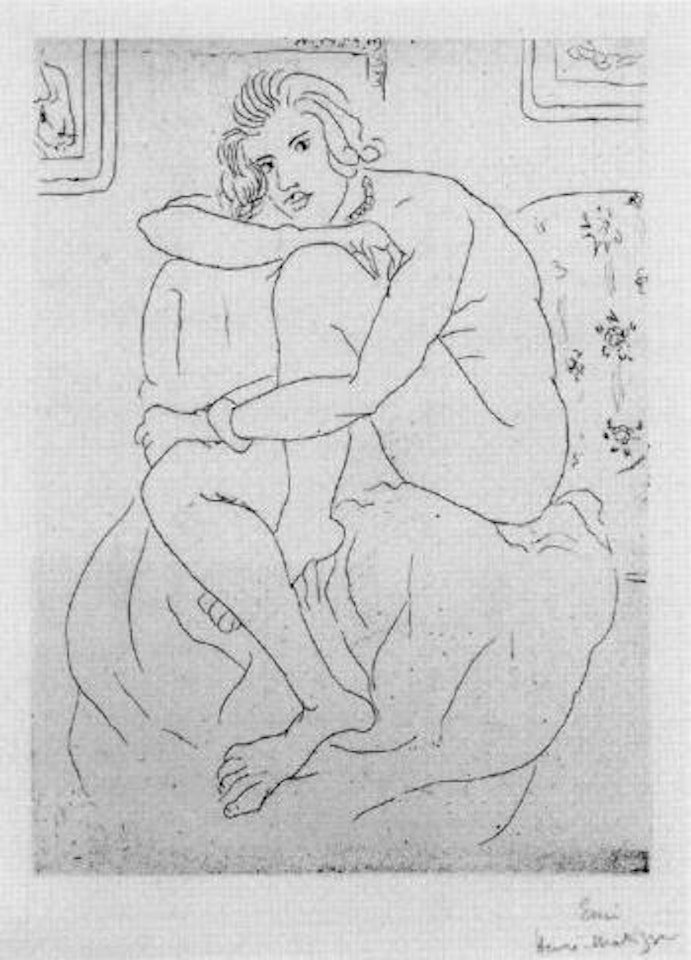 Nu assis by Henri Matisse