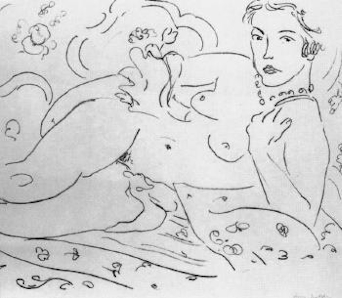 Nu, main gauche pres de l'epaule by Henri Matisse