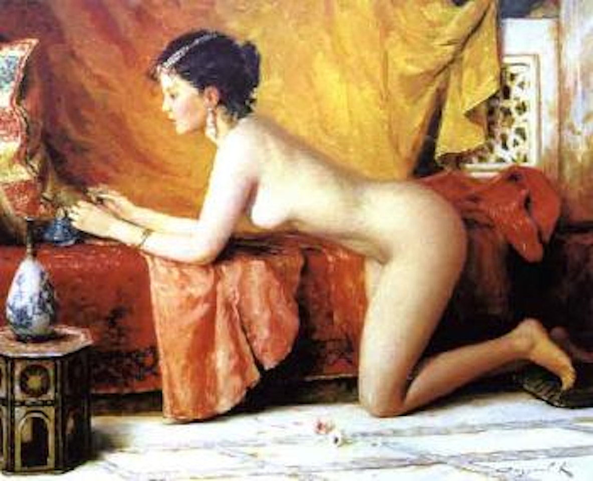 Arranging a posy by Constantin Razoumov