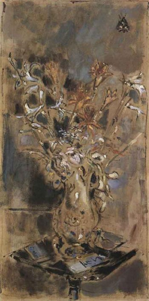 Vase of flowers by Filippo de Pisis