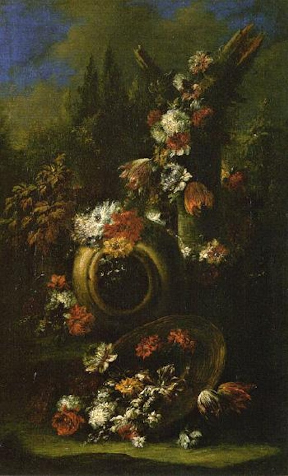 Still life of flowers by Gasparo Lopez