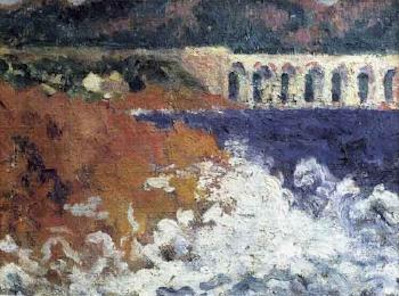 Les roches rouges a Antheor by Louis Valtat
