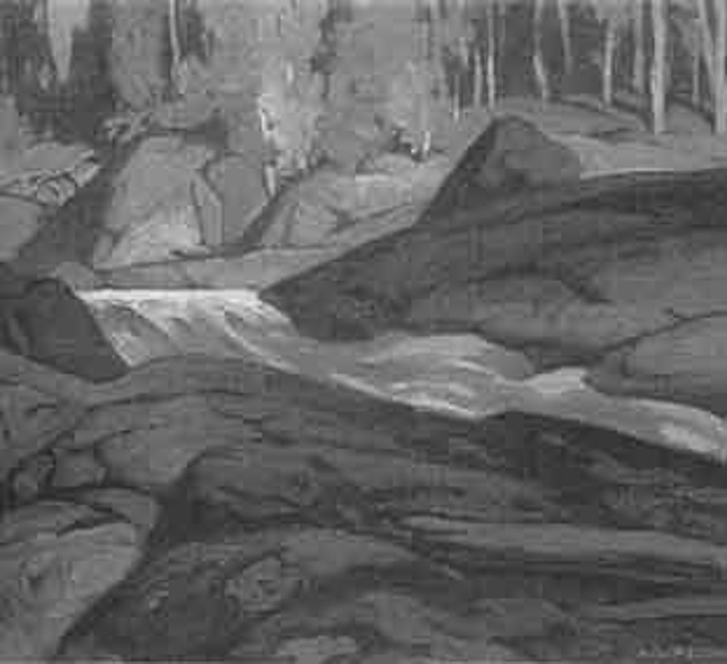 Rapids, Haliburton, Ontario by Alfred Joseph Casson
