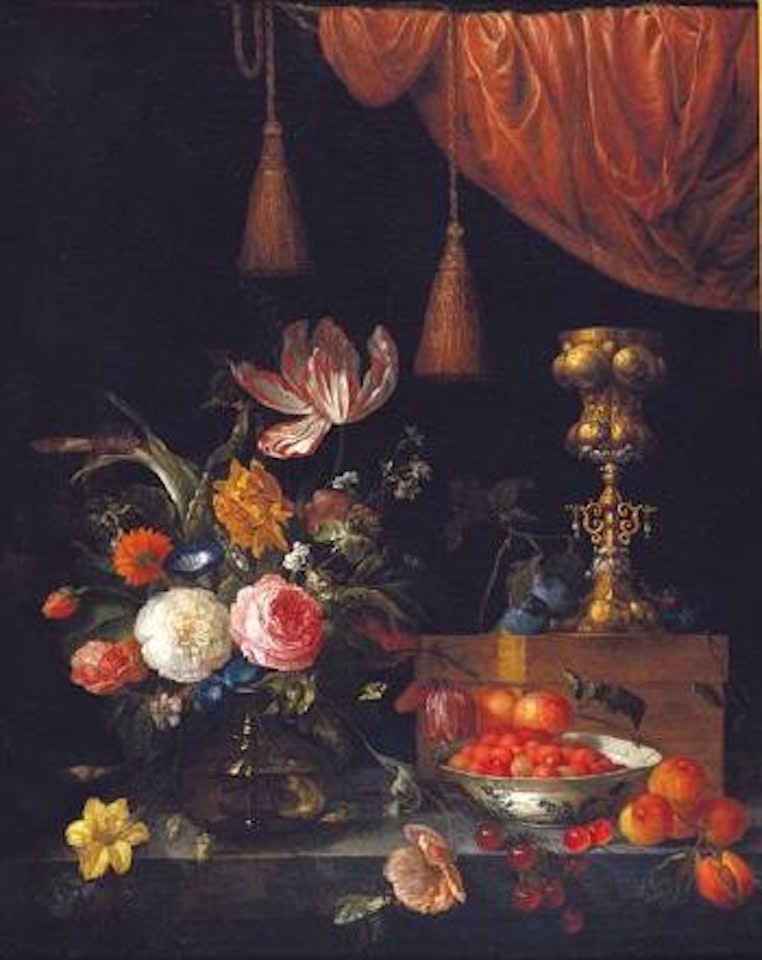 Flowers and fruit by Jan Davidsz de Heem