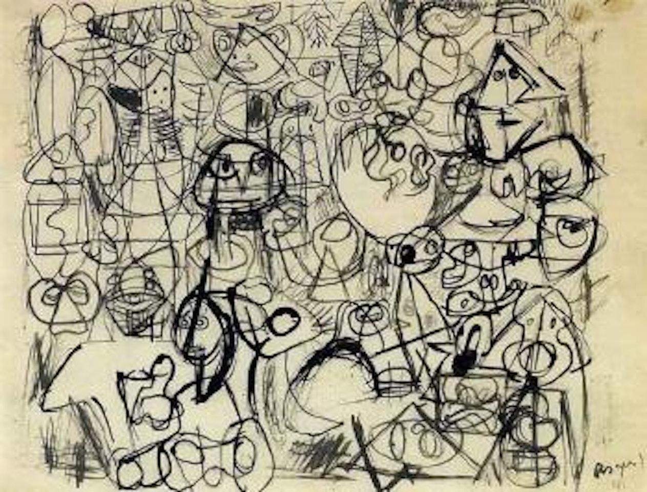 Figures by Asger Jorn