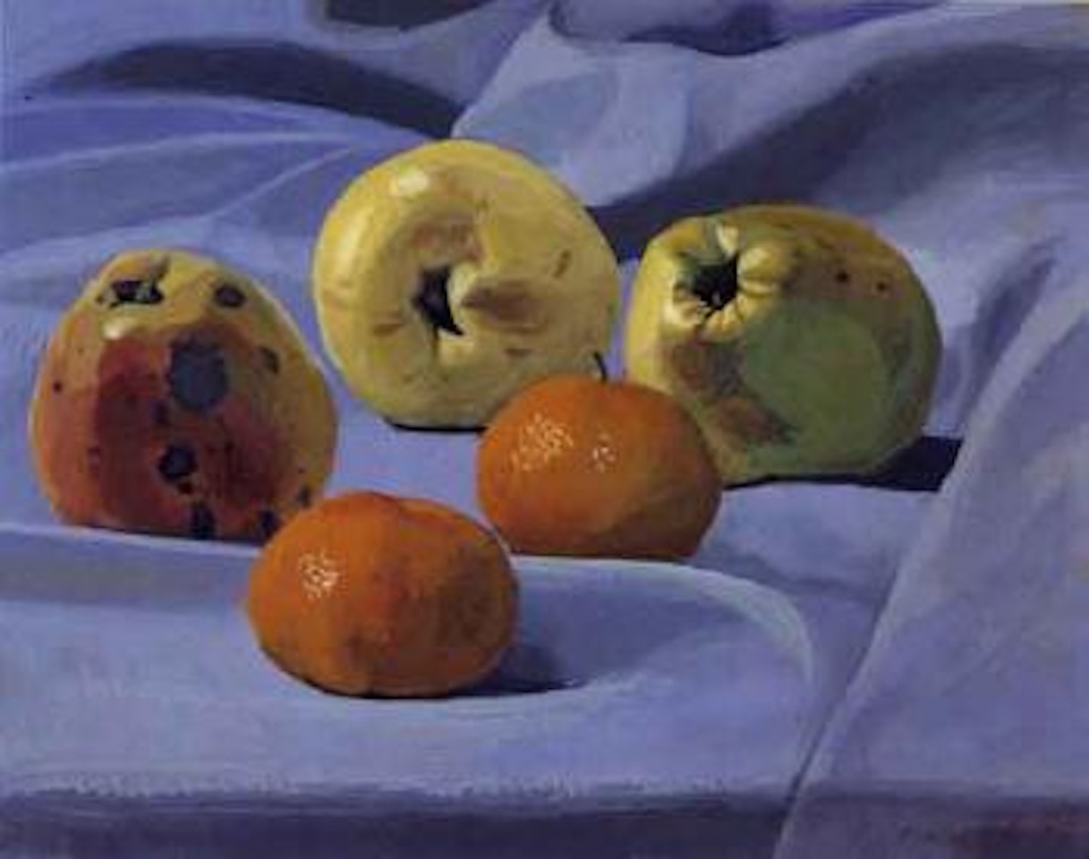 Nature morte aux pommes et mandarines by Félix Vallotton