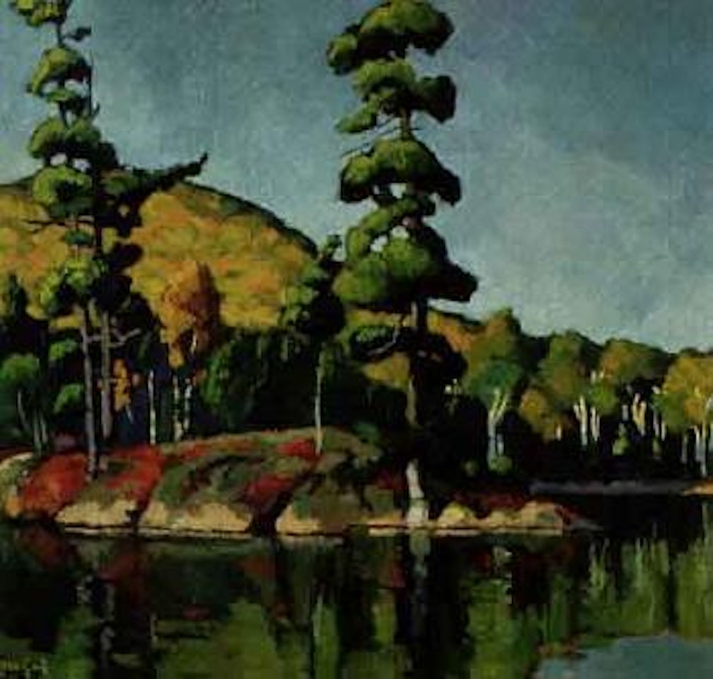Laurentian landscape - Blackberry Island, Lac Tremblant, QUE by Edwin Headley Holgate