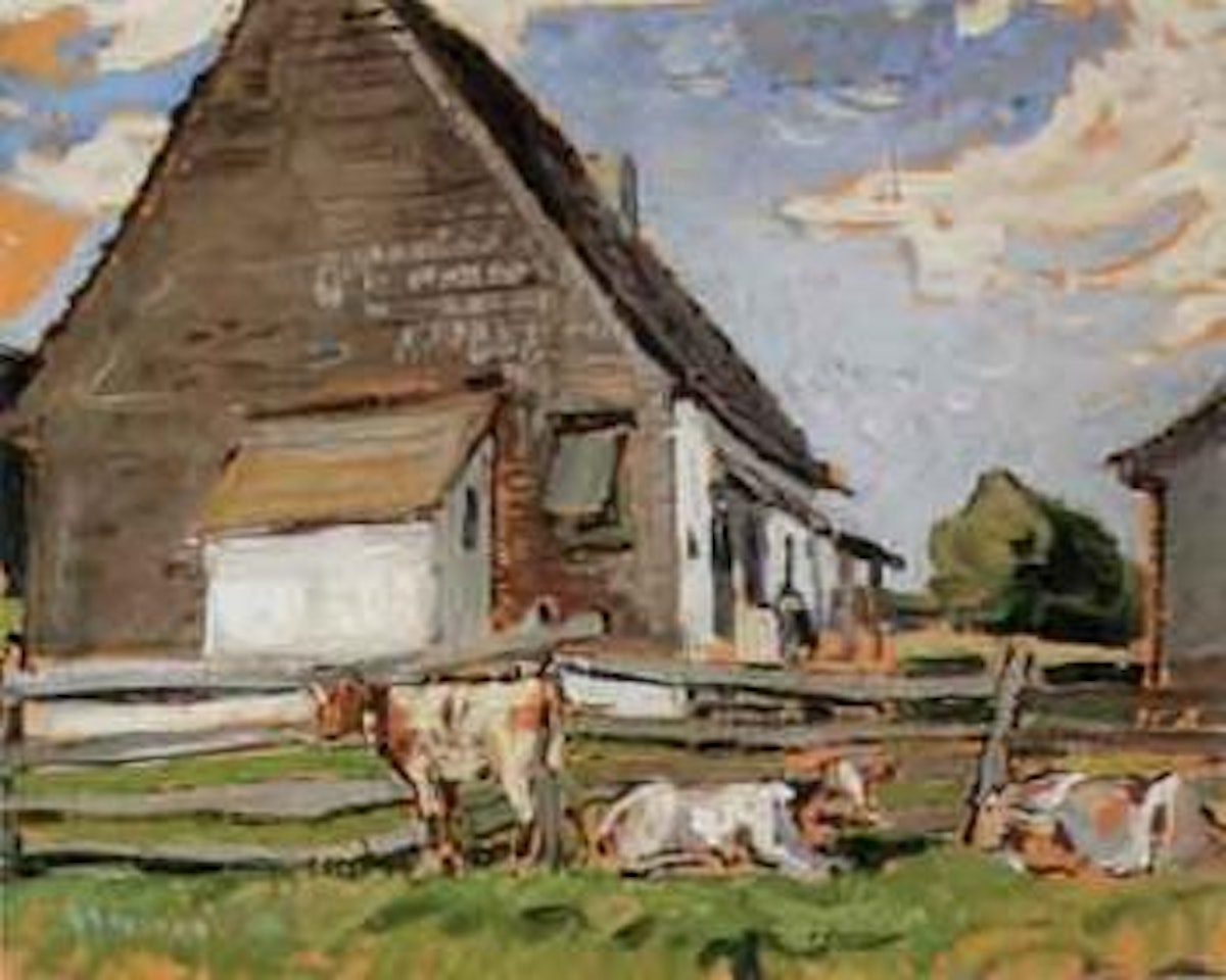 Farm, ile D'Orleans PQ 1925 by Arthur Lismer