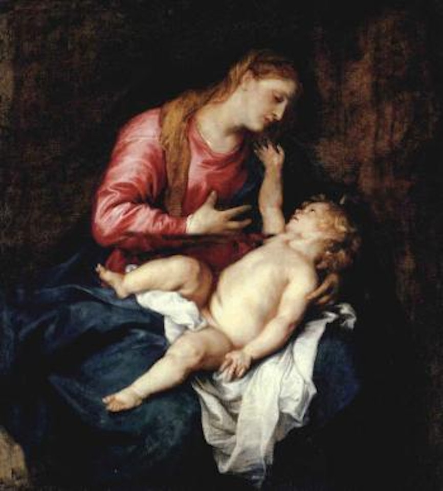 Virgin and child by Anthony van Dyck