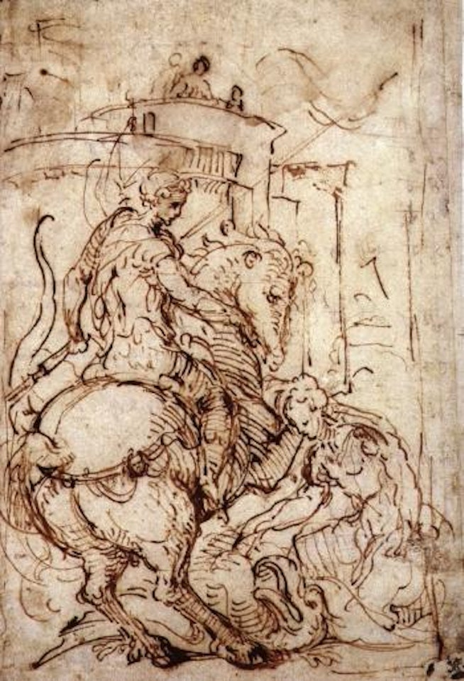 St. George and the Princess by Giulio Campi