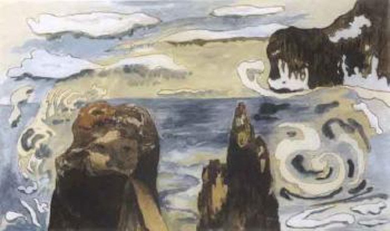 Les roches noires by Paul Gauguin