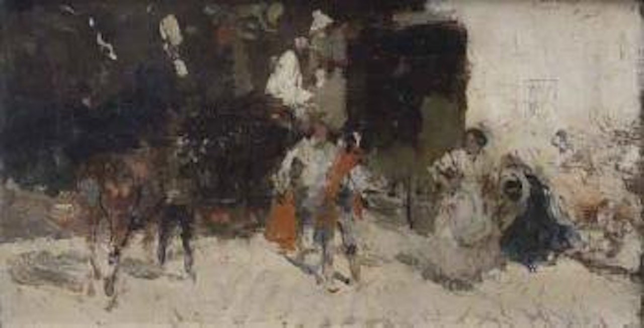 Arrival by Joaquin Sorolla Y Bastida