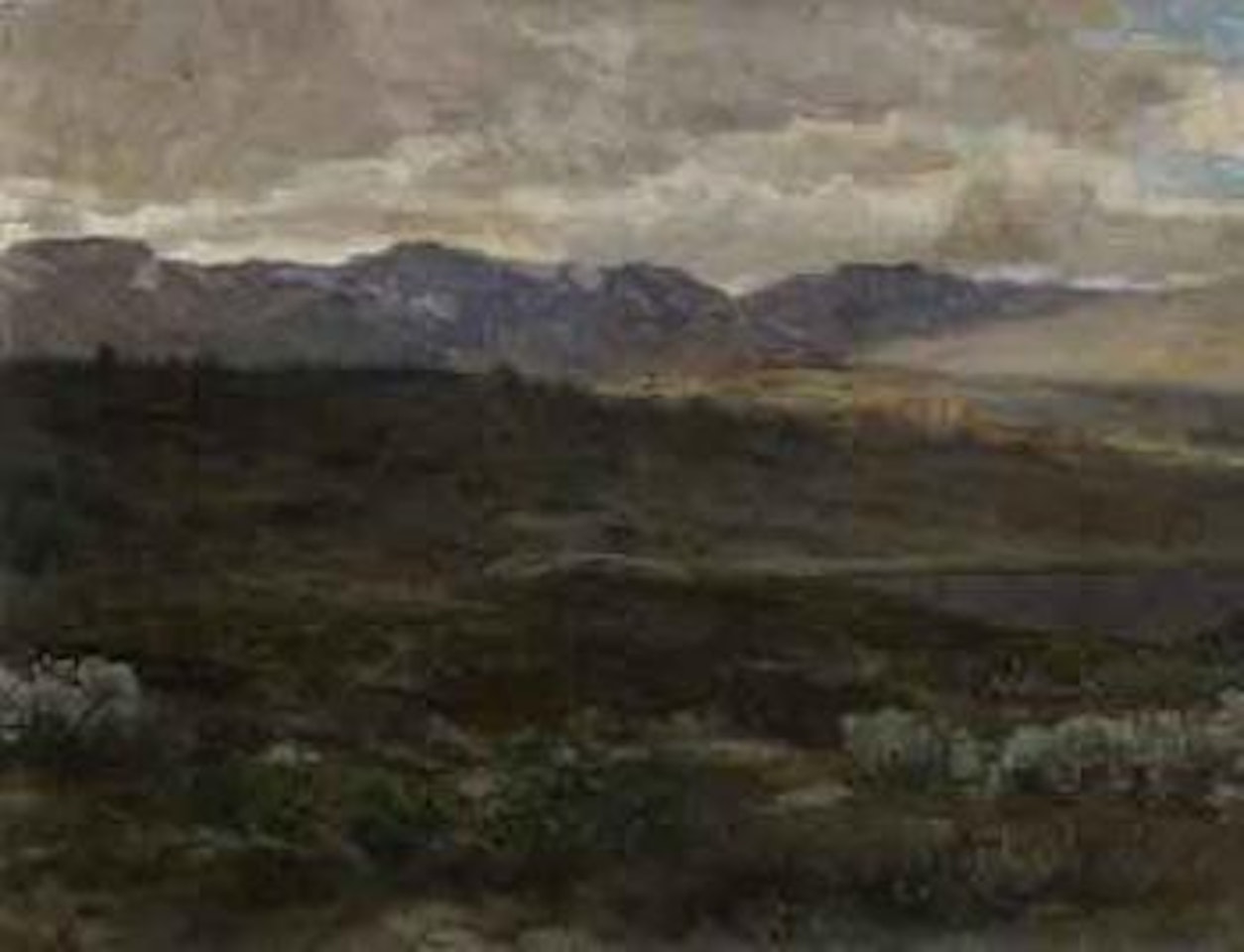 Mountain landscapes from Norefjell by Christian Skredsvig