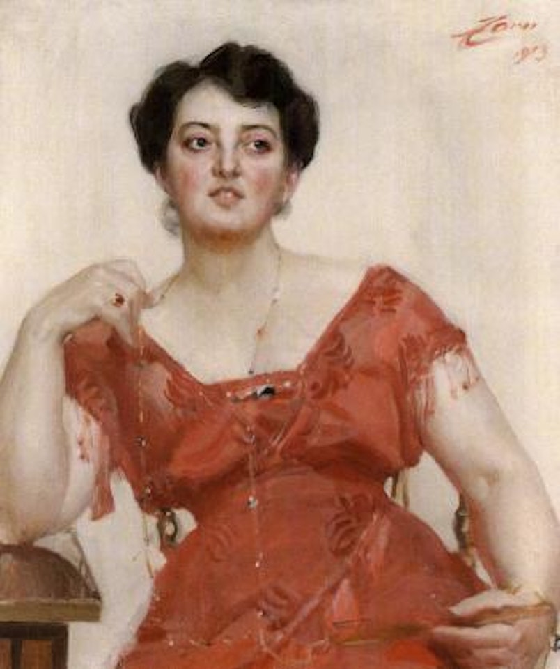 Portrait of Mrs Dagny Pineus by Anders Zorn