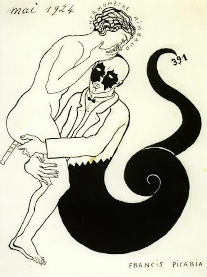 Thermometre Rimbaud by Francis Picabia