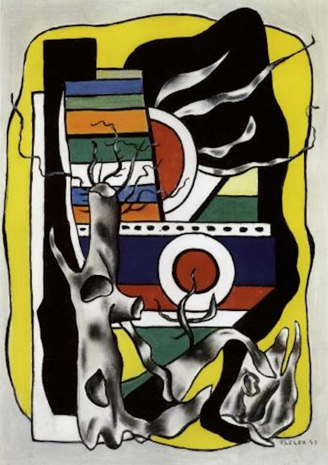 Disque rouge by Fernand Leger