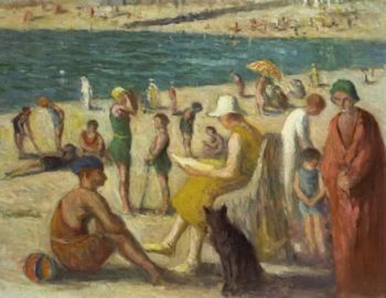 Plage de Parame by Maximilien Luce
