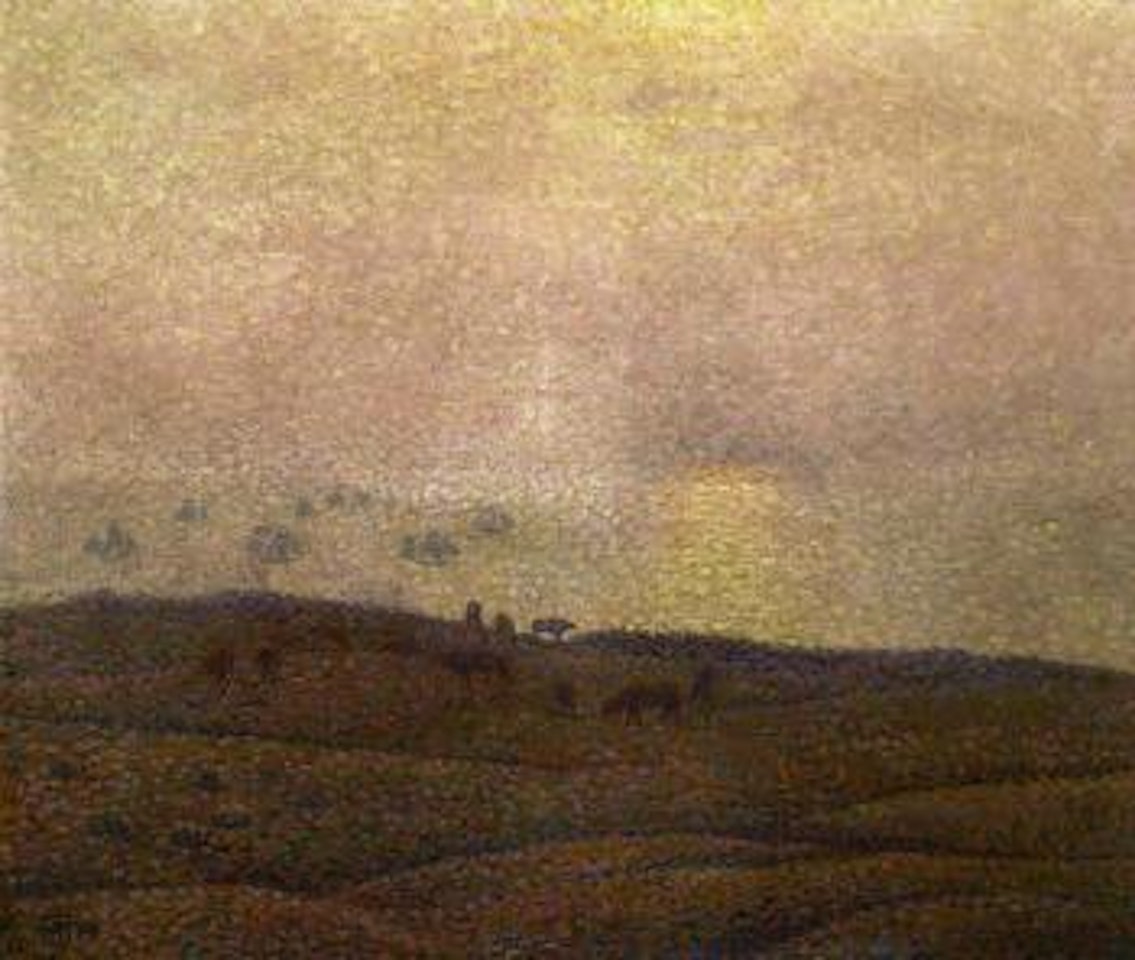Vaches dans un paysage by Theo van Rysselberghe