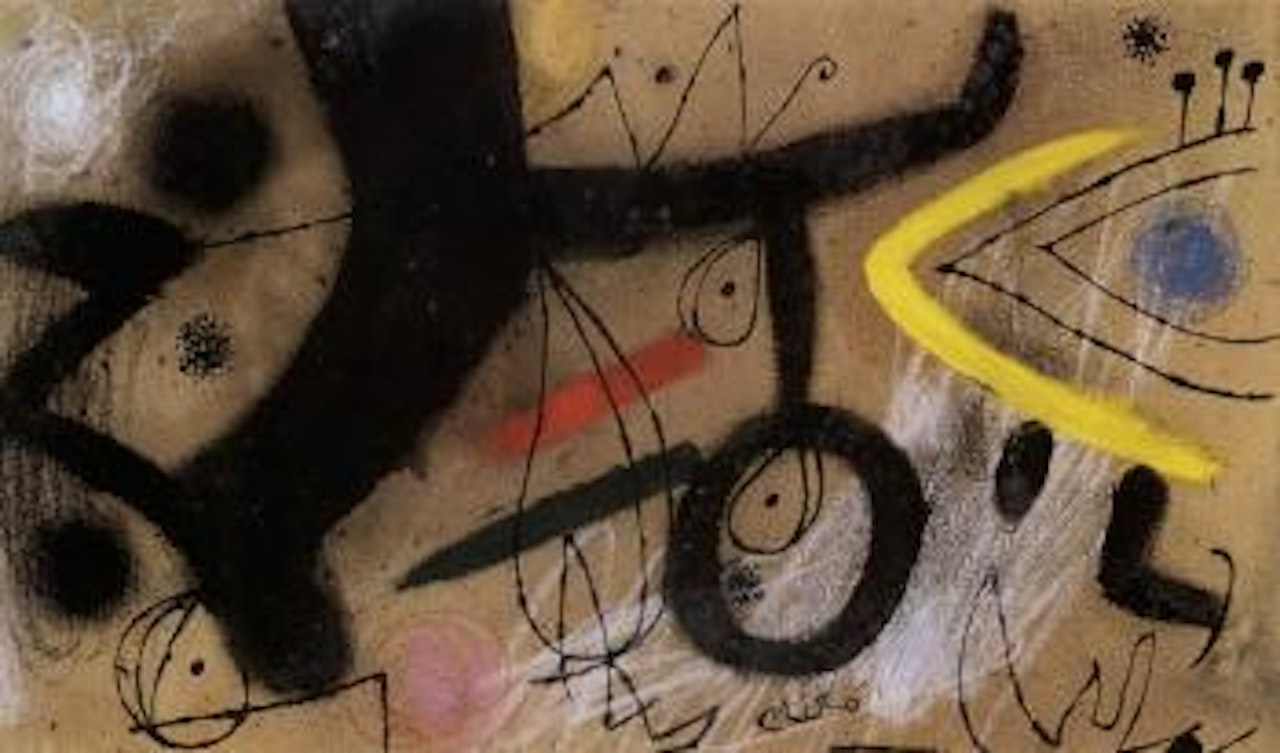 Personnage, oiseaux by Joan Miró