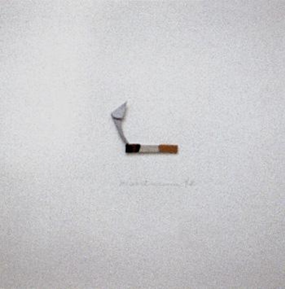 Study for burning cigarette by Tom Wesselmann