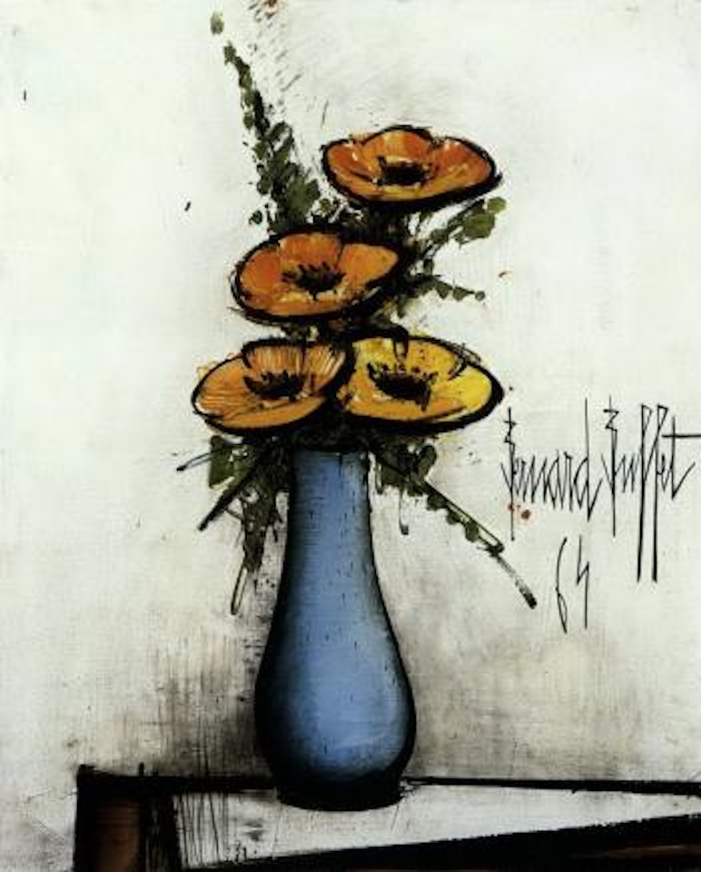Pavots orange I by Bernard Buffet