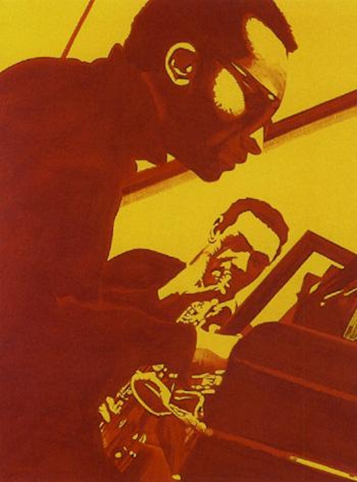 Cecil rouge by Bernard Rancillac
