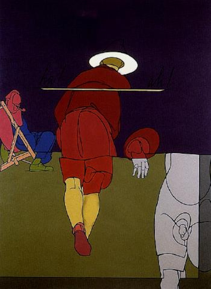 Nostalgie di un uomo d'affari - Businessman's melancholies by Valerio Adami
