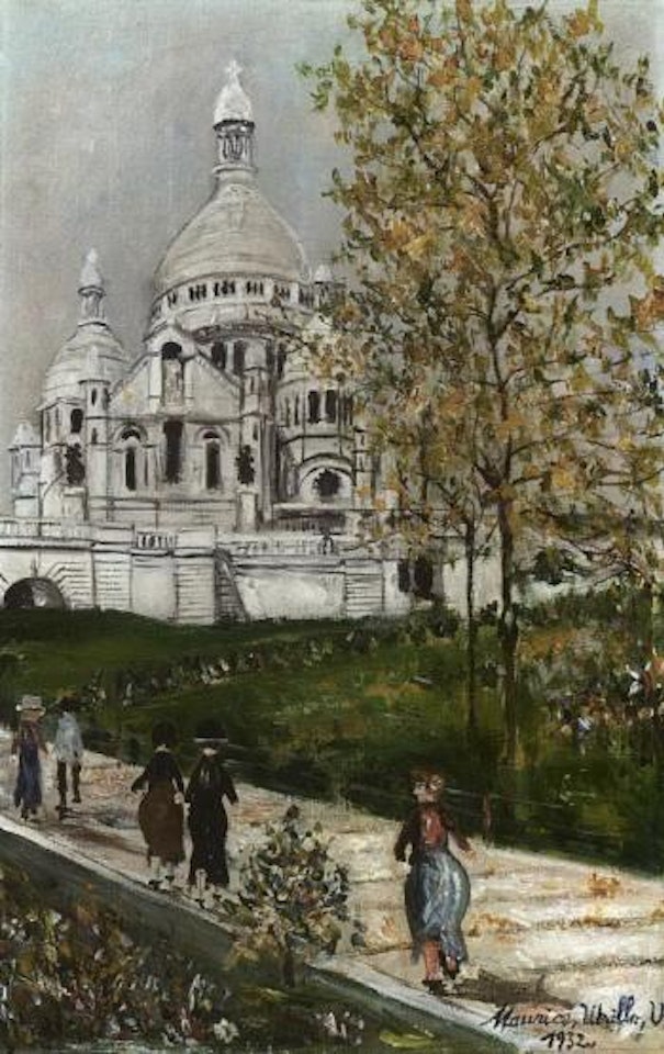 Sacre-Coeur de Montmartre by Maurice Utrillo