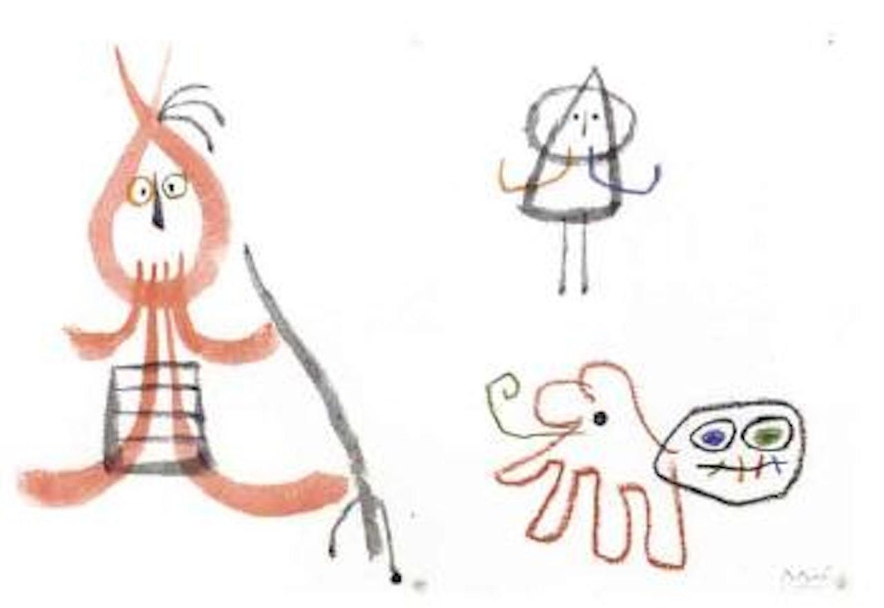 Enfance d'Ubu by Joan Miró