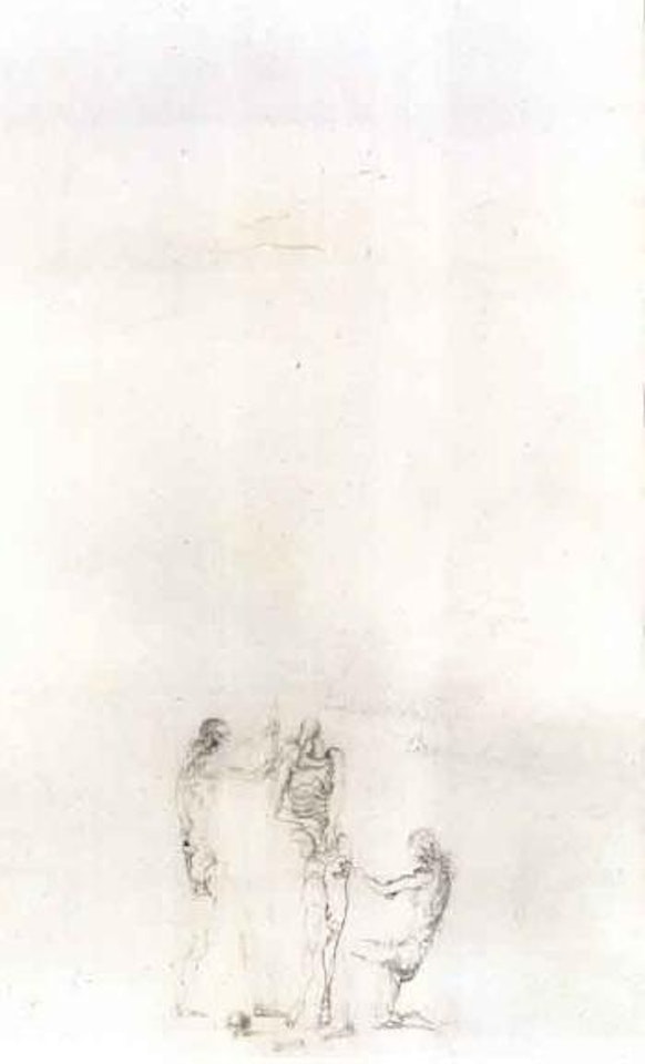 Trois figures by Salvador Dali