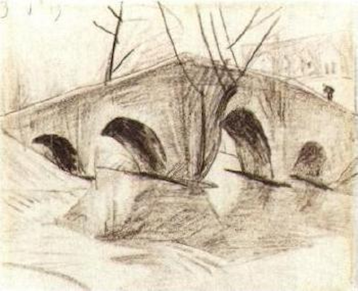 Bridge in Upper Weimar by Lyonel Feininger