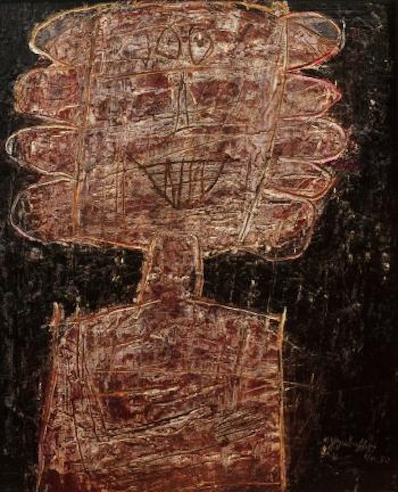 Mademoiselle bois de rose by Jean Dubuffet