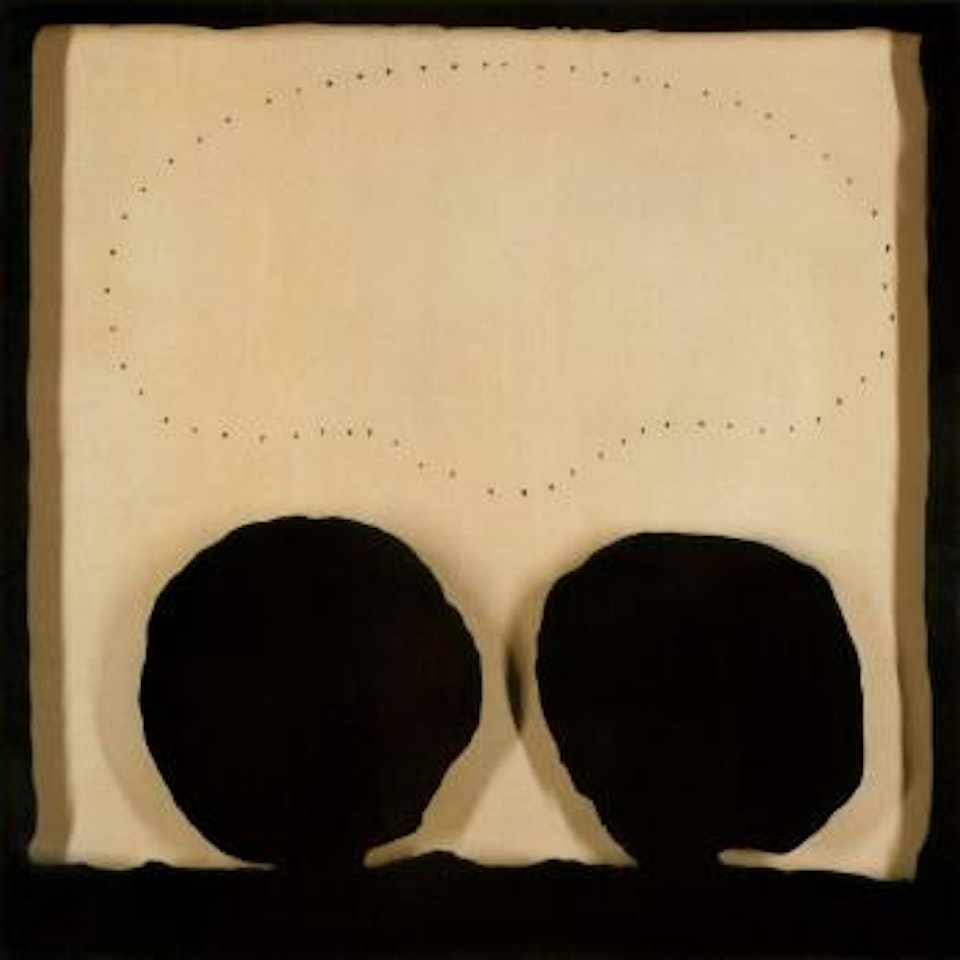 Concetto spaziale, teatrino by Lucio Fontana