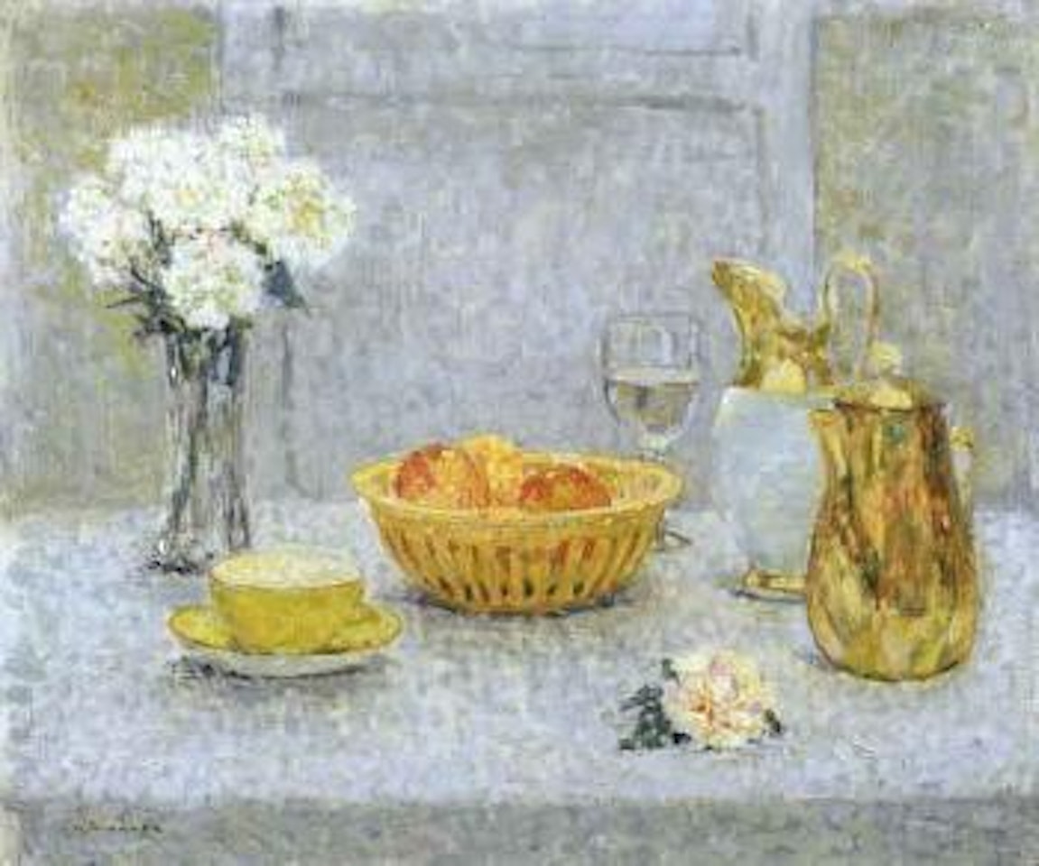La table blanche by Henri Le Sidaner
