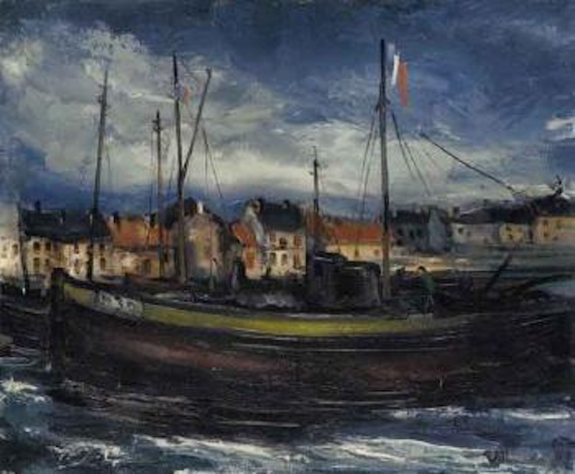 Port de peche by Maurice de Vlaminck