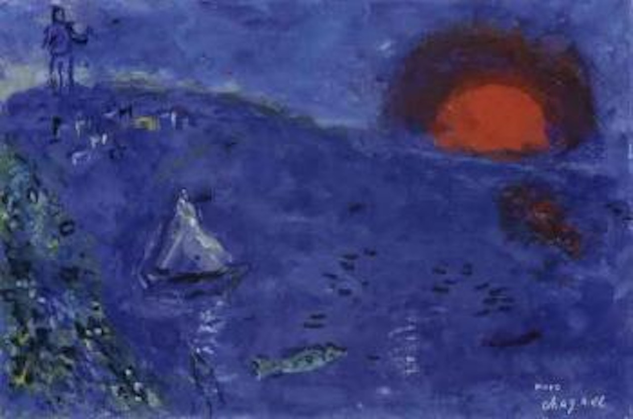 Soleil couchant by Marc Chagall